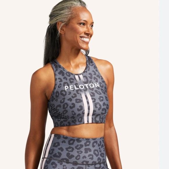 Peloton Leopard Print Sports Bra Size M - Picture 1 of 4